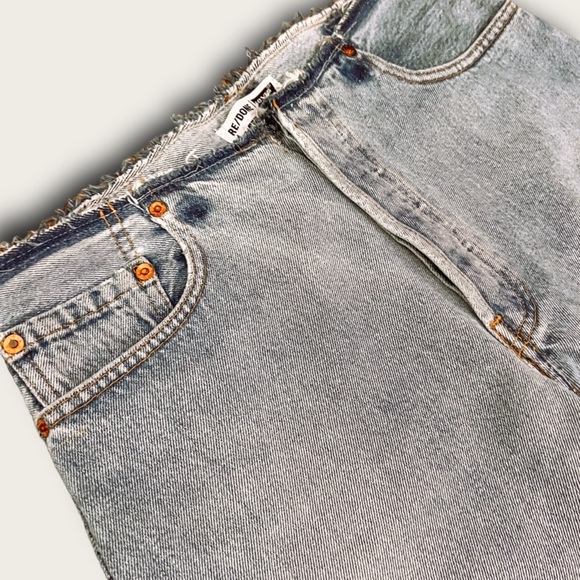 RE/DONE Levi’s Straight Leg Jeans - Picture 10 of 12